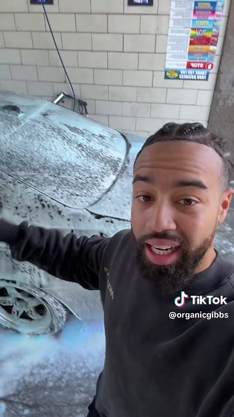 How to properly clean your car at a car wash! #carwash #carwashing #cleancar #dryingtowel #caressentials #carwashtiktok