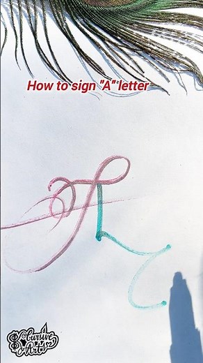 How to sign A letter