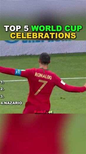 Top 5 Most Iconic World Cup Celebrations Ever 😍