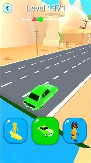 Shape-shifting Funny Race All Level Gameplay Walkthrough Master Level #1371 BeamNG.drive #Shorts