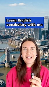 English vocabulary around London 🇬🇧 #englishvocabulary #englishgrammar #grammar #britishenglish #learnenglish #speakenglish | English with Aga