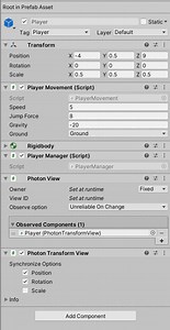 Photon Transform View not syncing players position on both screen