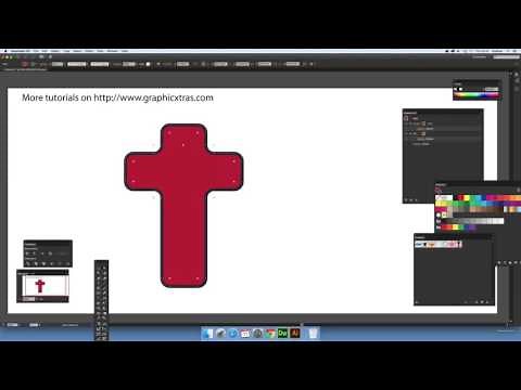 Create A Cross Symbol In Illustrator | How To Tutorial | Plus Design | Graphicxtras