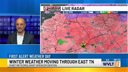 LIVE: As sleet and freezing rain settle into East Tennessee, Chief Meteorologist Spencer Denton is tracking what's next, including ice and bitter cold temperatures. https://tinyurl.com/5fpwn5re | WVLT