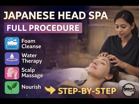 Japanese Head Spa Full Procedure | Step-by-Step Scalp Ritual at ORENZ JAPANESE HEAD SPA 📍BANGALORE!