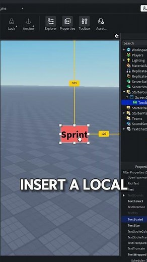 How to Make a Sprint Button in Roblox!