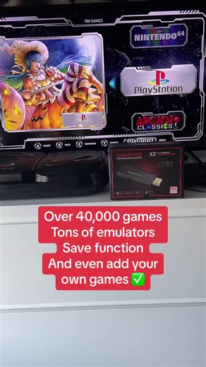 X2 Retro Gamestick: 700 PS One Games & 40,000 Total Retro Games