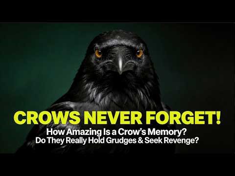 How Amazing Is a Crow’s Memory? Do They Really Hold Grudges & Seek Revenge?｜Animal World
