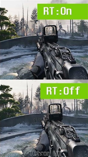 Call of Duty Modern Warfare 4 Extreme Settings | Ray Tracing ON vs OFF Comparison 🎮 #callofduty #rtx