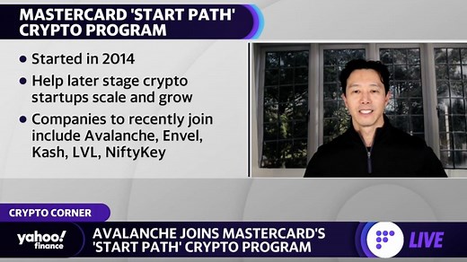 Crypto: Mastercard's partnership with avalanche demonstrates ‘comfort level’ with blockchain