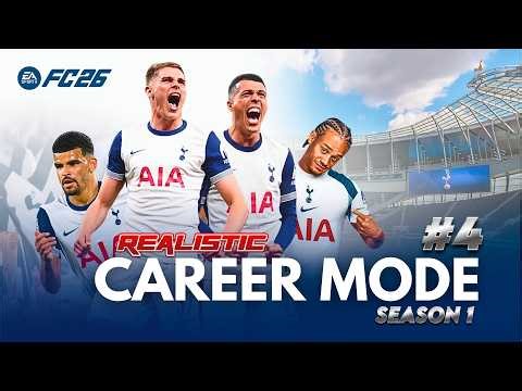 New Manager; Same Old Tottenham... | Realistic Spurs Career Mode | EA FC 26 | S1E4