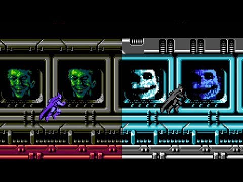 Batman 1989 NES | Original and "Dark Knight" Hack | Dual Longplay