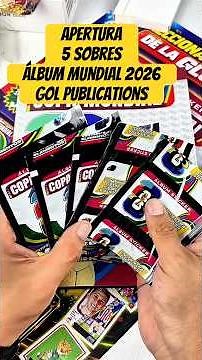 Today we have an opening of 5 packs from the new World Cup 2026 album by Gol Publications 🇵🇪⚽️