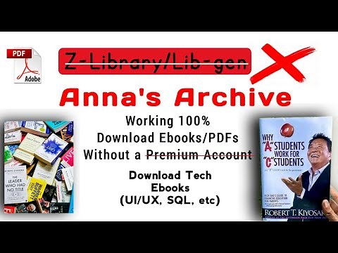 How to Download Ebooks from Anna's Archive (a Z-library alternative) | Download any book online.