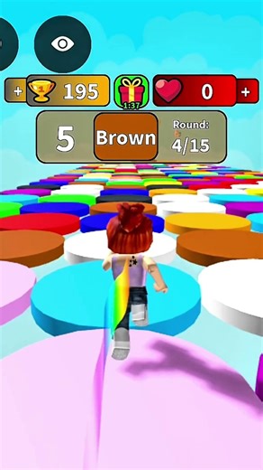 Color Block Run 🌈🔥 | Roblox Survival #roblox # game