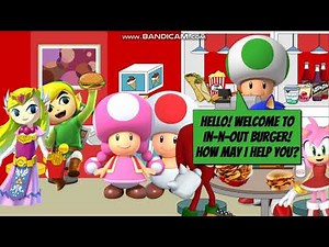Toad and Toadette Behaves at In-N-Out Burger/Ungrounded