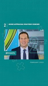 1.7K views · 31 reactions | Appraisal waiver updates from Fannie Mae (and soon to be Freddie Mac) allow brokers to create an even better experience for consumers while saving them money. Watch 3Points with President and CEO Mat Ishbia. https://bit.ly/3Q0S15e | United Wholesale Mortgage | Facebook
