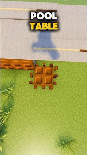 How to Build a Realistic Pool Table in Minecraft! 🎱#minecraft