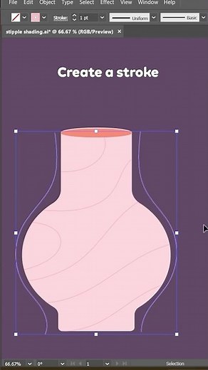 How to add Grain in #adobeillustrator ✨Using stipple shading Illustrator brushes 🎨💫#howtodraw