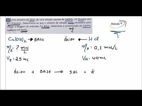Acid-base titration: how to solve an exercise step by step.