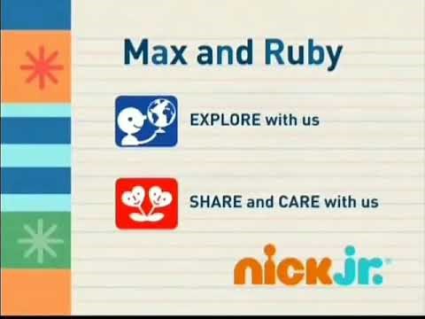 Nick Jr Max & Ruby Commercial Break February 2012