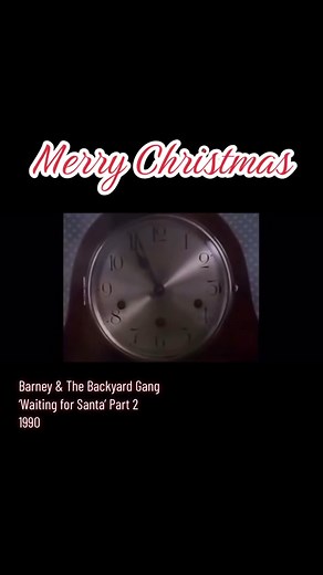 #barneyandthebackyardgang #waitingforsanta #1990sthrowback #barney #HolidayOREOke #merrychristmas