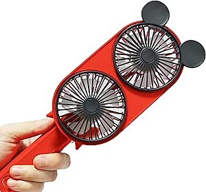 Cute Personal Mini Fan, Handheld & Portable USB Rechargeable Fan, 3 Adjustable Speeds, Perfect Cooling For Indoor Or Outdoor Activities