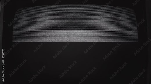 Vintage TV Static Overlay - A vintage television screen displays static interference, with a subtle grain and scanline effect.