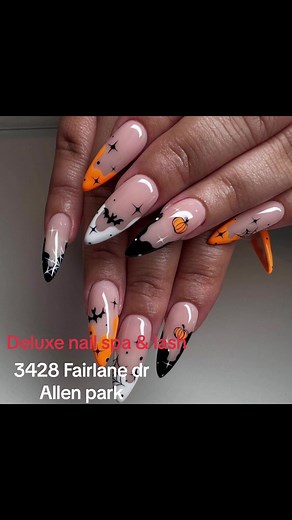 Come to our nail salon and get your nails done for the upcoming Halloween! All services will be 10% off!”#nailart #halloweennailart #nailart #naildesigns