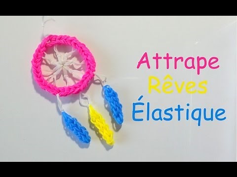 How to make a dreamcatcher with rubber bands without a machine