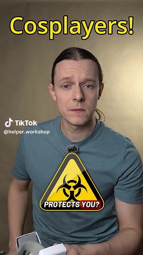 Cosplay safety check! Is your respirator good enough? Remember that when sanding EVA foam, working with resin or using contact cement a fabric or a surgical mask won’t really protect you. What type of mask or respirator should you use then? Always use EU-rated filters (A1/A2 P2/P3) and facemasks (EN140) and keep your lungs safe for the long run. Your cosplay is replaceable. Your health isn’t. Let me know if you want part 2 on how not to get scammed when buying one! #cosplay #safety #safetyfirst