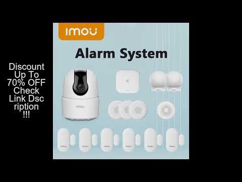 IMOU Home Wifi Alarm System Zigbee 3.0 Real Time App Push Motion Sensor Alarm Siren Window Door Sens