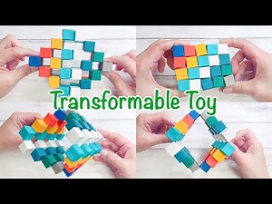 折り紙 変形するおもちゃを作ってみた!作り方/How to make transformable toys with origami.paper craft.