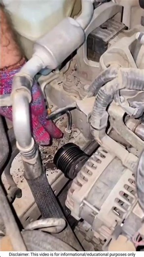 Engine Alternator Pulley Noise Fix 🔧 | Step-by-Step Guide #auto #mechanic #carrepair