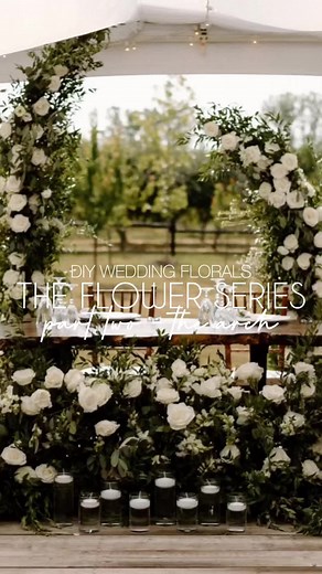 DIY Wedding Florals - Part Two ✨ and today we’re talking about the floral arch 🌿 when I started contacting florists and inquiring about a floral arch as a back up for my ceremony in case we had to move it inside.. I was shocked to see the prices. While I totally understand why they cost so much, it wasn’t where I wanted my budget to go.. so I made my own, and here’s how 🤍 You can shop my DIY Wedding Floral essentials in my @Amazon storefront to shop everything you’ll need. See part one for how