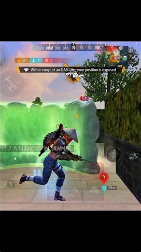 🎯 462 Headshot! AWM God Mode in Maze #Shorts 👑