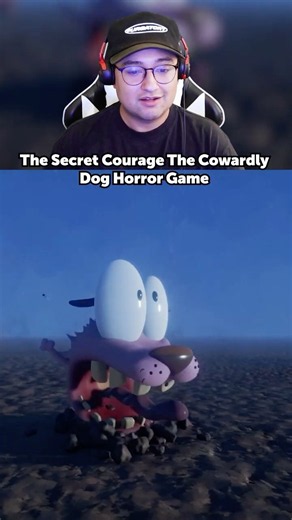 The Courage The Cowardly Dog Horror Game #gaming #horrorgaming #indiehorror