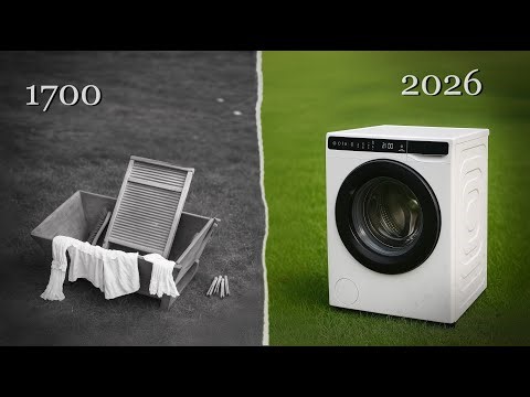 Evolution of Washing Machines (1700–2026) | AI Visualization