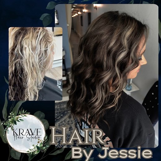 Holy Transformation💥 This beauty's been blonde forever, it was time to switch it up! | Krave Hair Studio