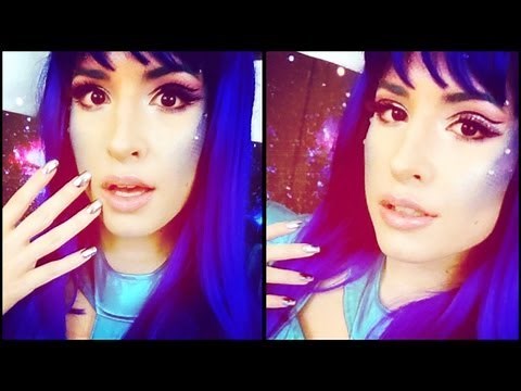 Alien / Futuristic Halloween Makeup Tutorial​​​ | MissJessicaHarlow​​​