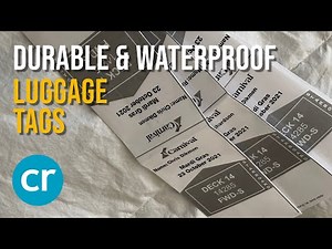 Waterproof and Durable Cruise Luggage Tags | Cruise Tips | @CruiseReport