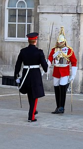 Mesmerizing Precision: The Four O'Clock Inspection at Horse Guards! 🤩 #HorseGuards #Lieutenant #HouseholdCavalry #FBVIDEO #fblifestyle #LifeGuards #KingsGuard | At Horse Guards