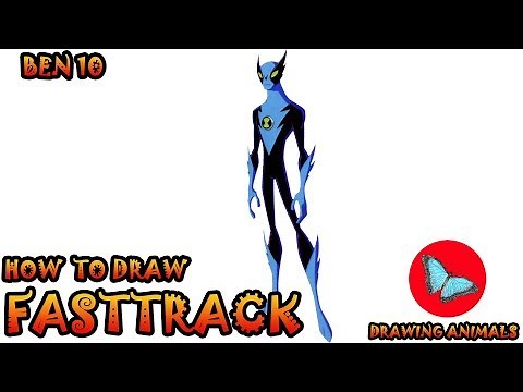 How To Draw Fasttrack From Ben 10 | Drawing Animals