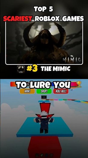 TOP 5 SCARIEST ROBLOX GAMES