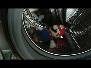 mario in a washing machine