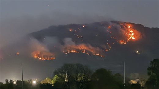Fire on House Mountain in Knox County 100% contained