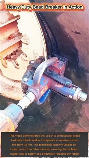 Heavy-Duty Bead Breaker in Action