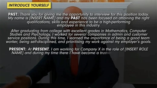 19K views · 412 reactions | How to introduce yourself in a job interview? Interview tips | English Tuition | Facebook