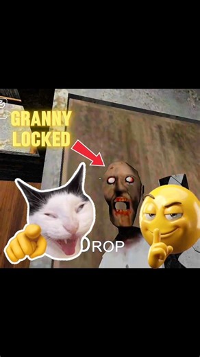 Granny Locked 😱 | Granny Locked On Door🔥#granny #grannygame