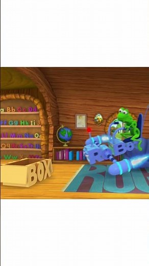 Woo hoo! #robot #flying #wordworld